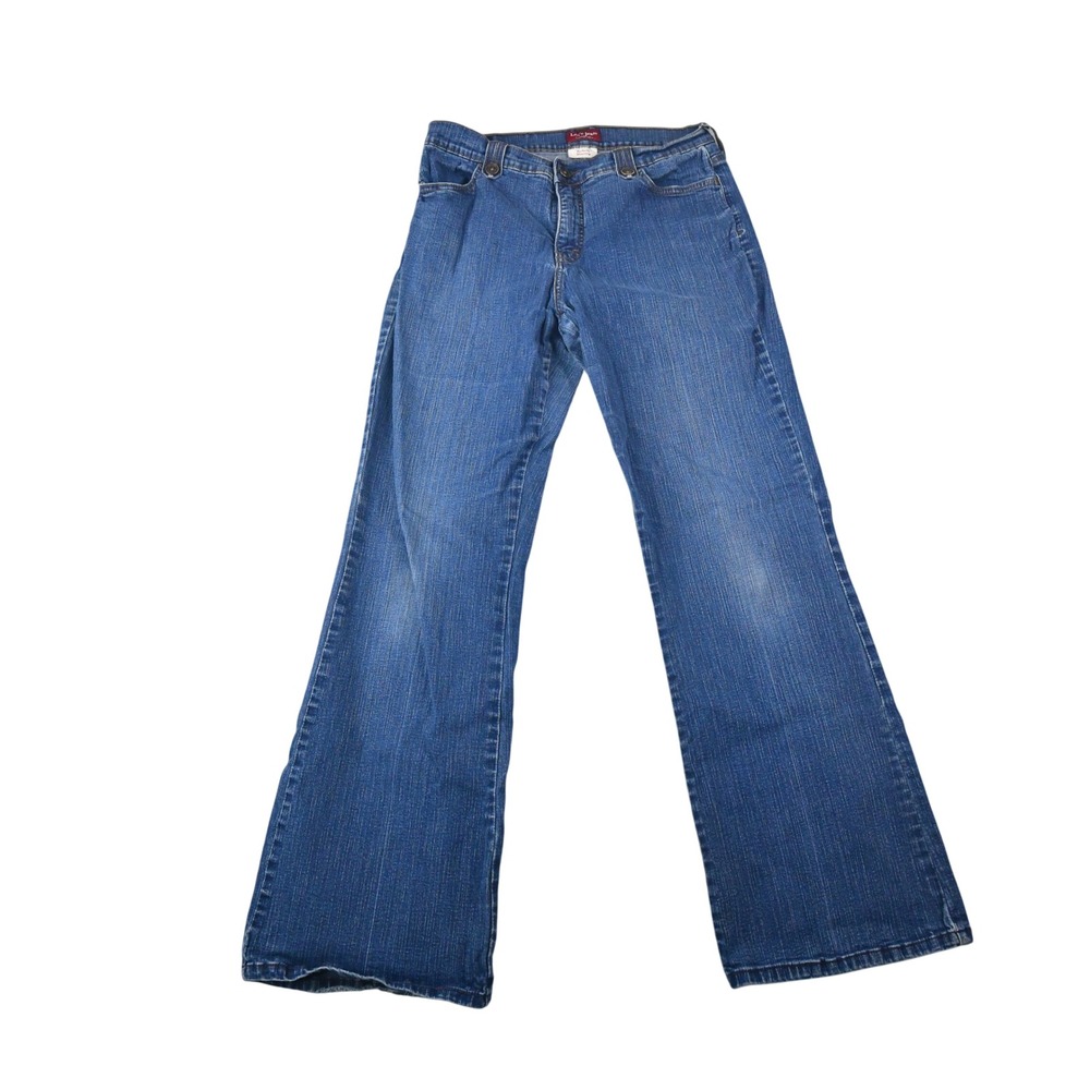 Levi's Perfectly Slimming Jeans Womens 14 (30x31.5) Medium Blue Bootcut Stretch